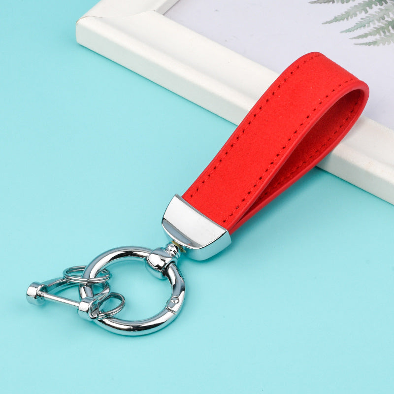 Leather Strap Metal Keychains for Car Key(Item No.: LK005)