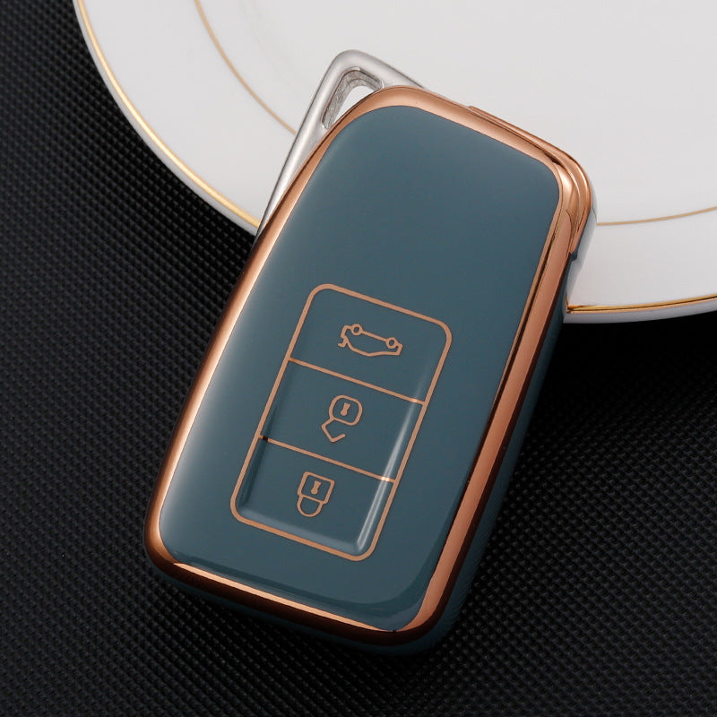 Soft TPU Key Case Cover For Lexus(Key No.A)