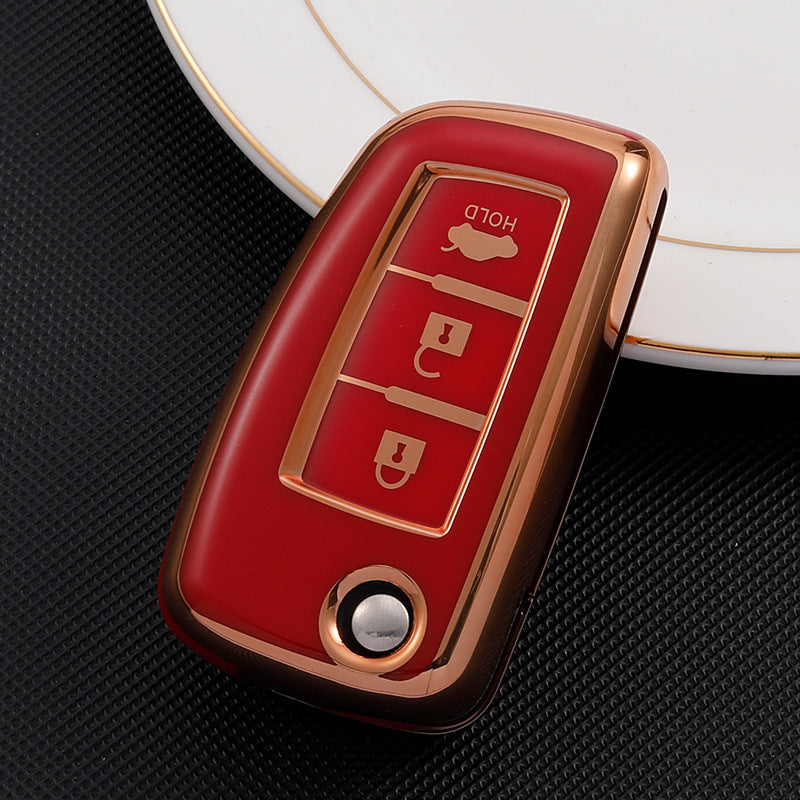 Soft TPU Key Case Cover For Nissan(Key No.H)