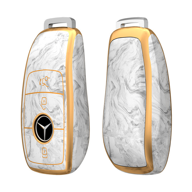 Soft TPU Key Case Cover For Mercedes-Benz A, C, E, S, CLA, CLS, GLA, GLB, GLC, GLE, GLS, G Glass 2017-2022