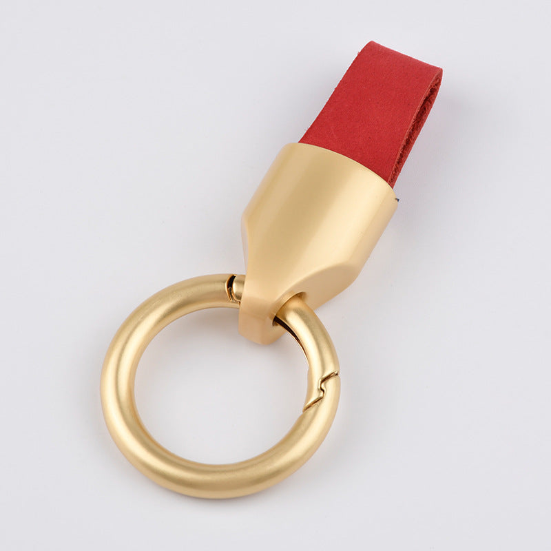 Leather Strap Metal Keychains for Car Key(Item No.: LK004)