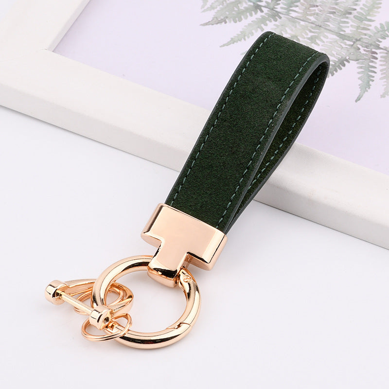 Leather Strap Metal Keychains(Item No.:LK008)