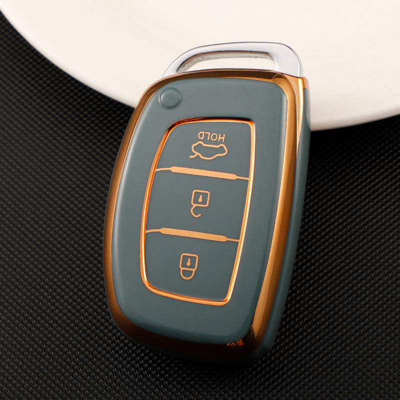 Soft TPU Key Case Cover For Hyundai(Key No.A)