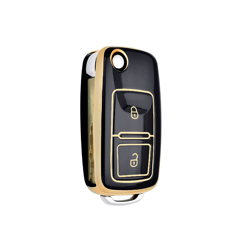 Soft TPU Key Case Cover For Volkswagen(Key No.A)