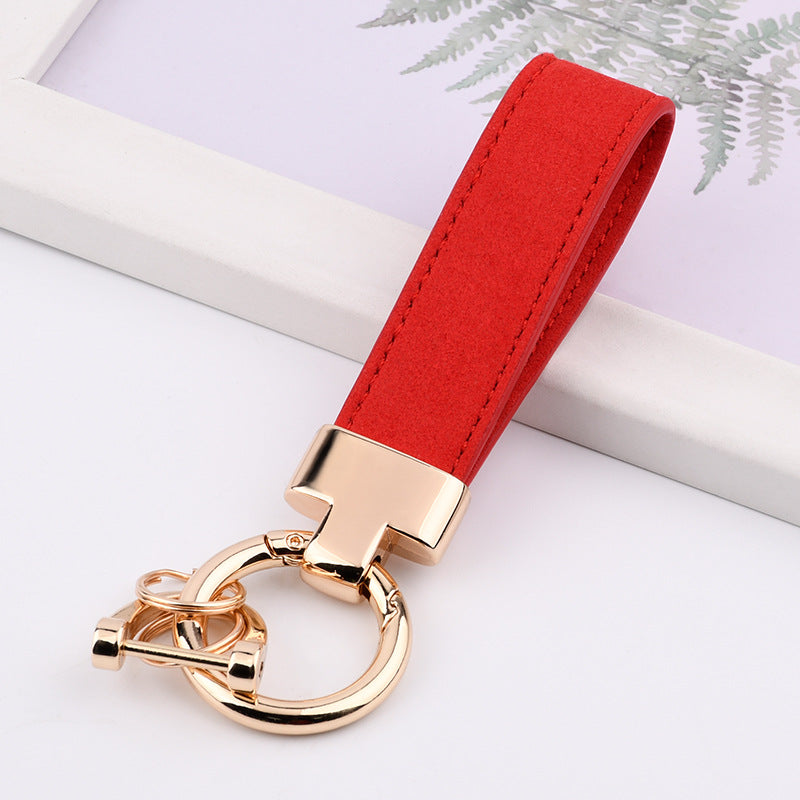 Leather Strap Metal Keychains(Item No.:LK008)