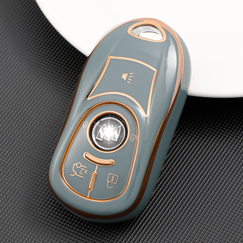 Soft TPU Key Case Cover For Buick(Key No.E)