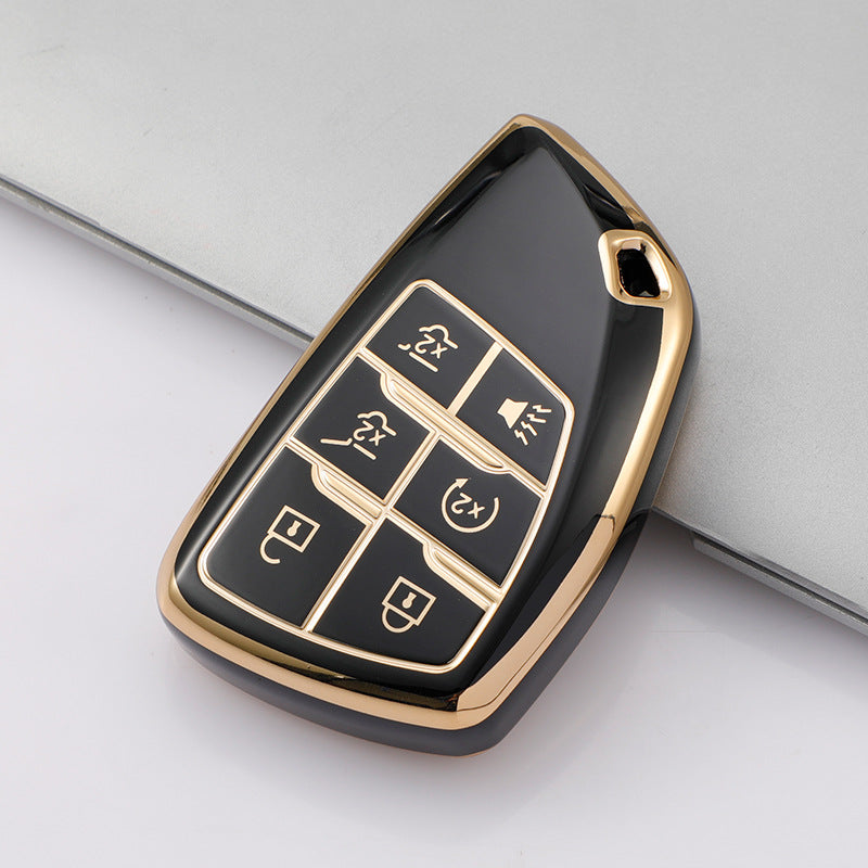 Soft TPU Key Case Cover For Chevrolet/Chevy/GMC/Buick(Key No.N)