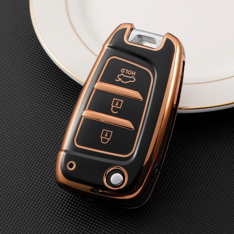 Soft TPU Key Case Cover For Hyundai(Key No.G)