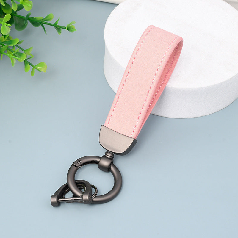 Leather Strap Metal Keychains for Car Key(Item No.: LK005)