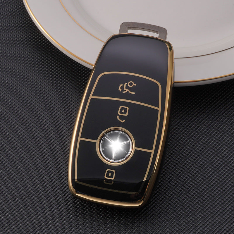 Soft TPU Key Case Cover For Mercedes-Benz A, C, E, S, CLA, CLS, GLA, GLB, GLC, GLE, GLS, G Glass 2017-2022