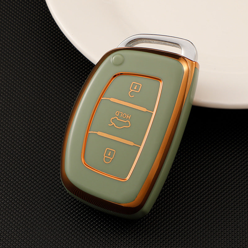 Soft TPU Key Case Cover For Hyundai(Key No.B)