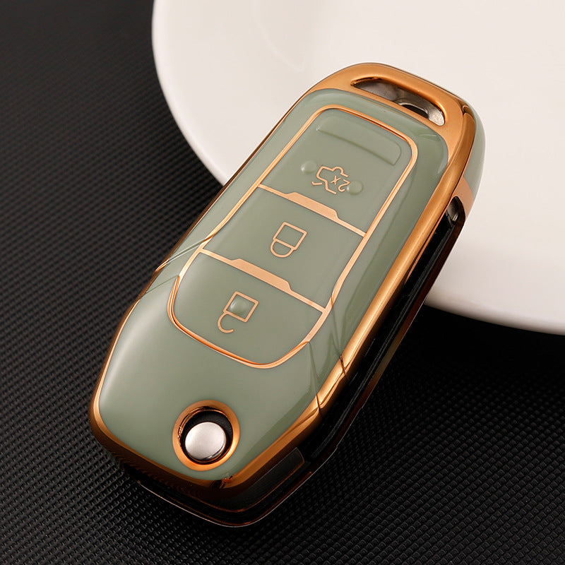 Soft TPU Key Case Cover For Ford(Key No.G)