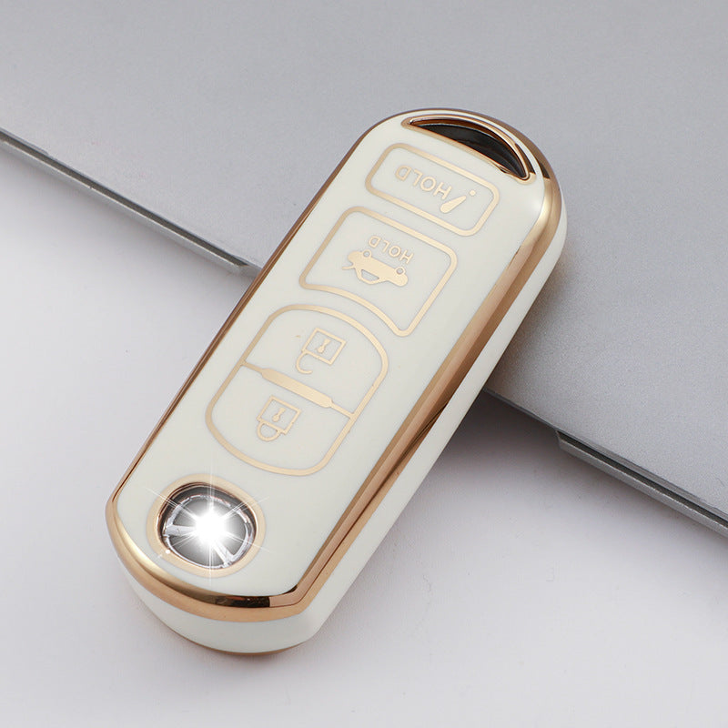 Soft TPU Key Case Cover For Mazda(Key No.A1)