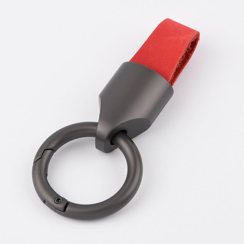 Leather Strap Metal Keychains for Car Key(Item No.: LK004)