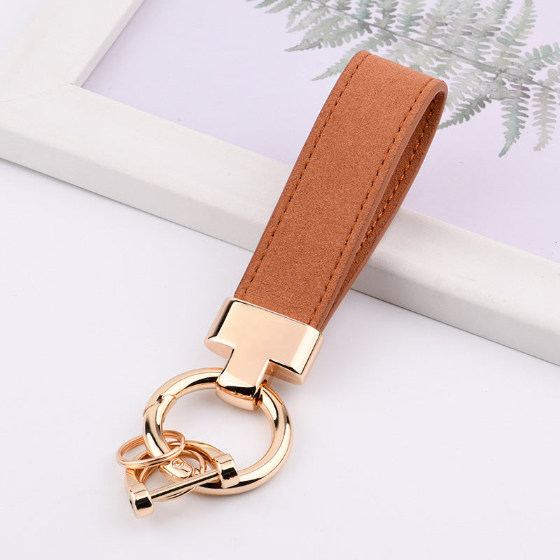 Leather Strap Metal Keychains(Item No.:LK008)