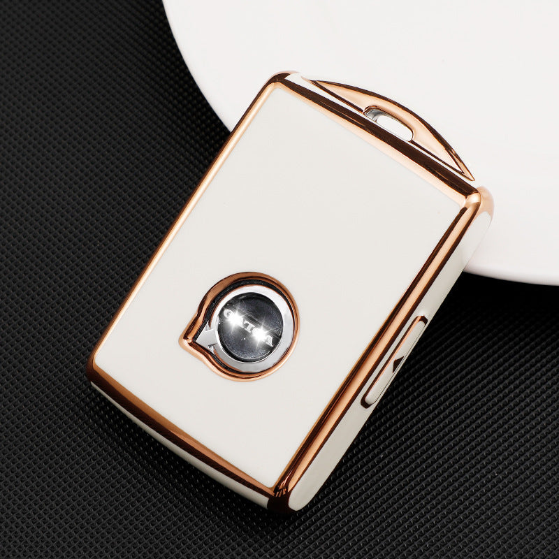 Soft TPU Key Case Cover For Volvo(Key No.A)