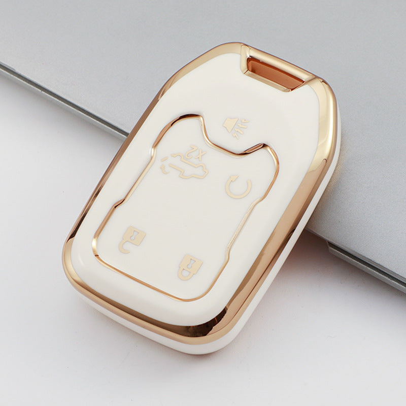Soft TPU Key Case Cover For Chevrolet/Chevy/GMC(Key No.L-Fit L1/L2/L3)