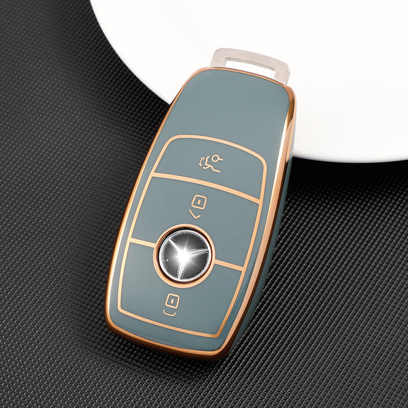 Soft TPU Key Case Cover For Mercedes-Benz A, C, E, S, CLA, CLS, GLA, GLB, GLC, GLE, GLS, G Glass 2017-2022