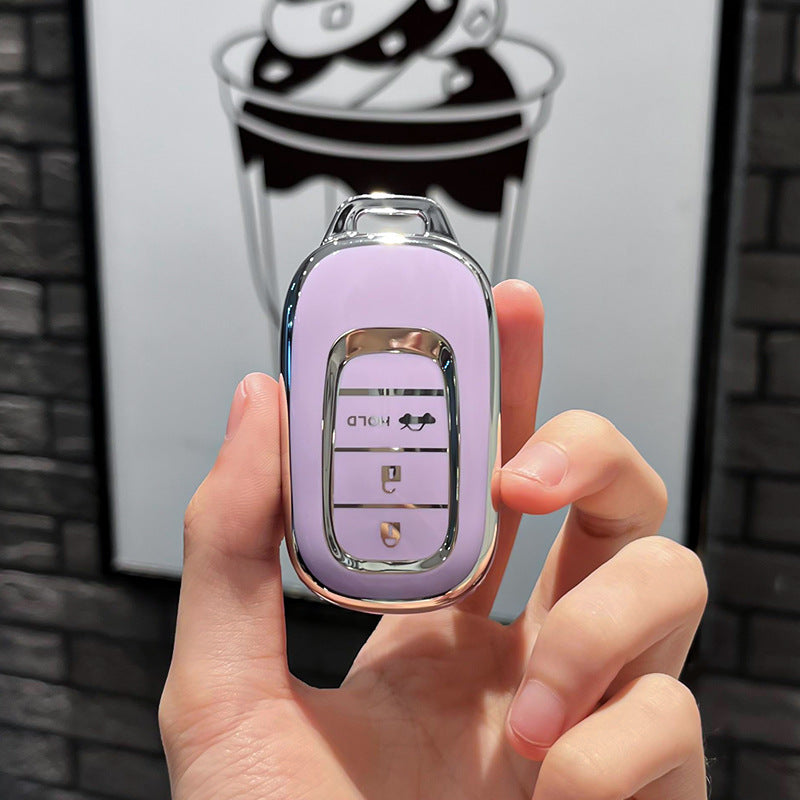 Soft TPU Key Case Cover For Honda(Key No.G2)