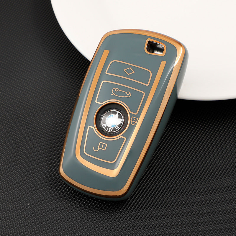 Soft TPU Key Case Cover For BMW(Key No.A)