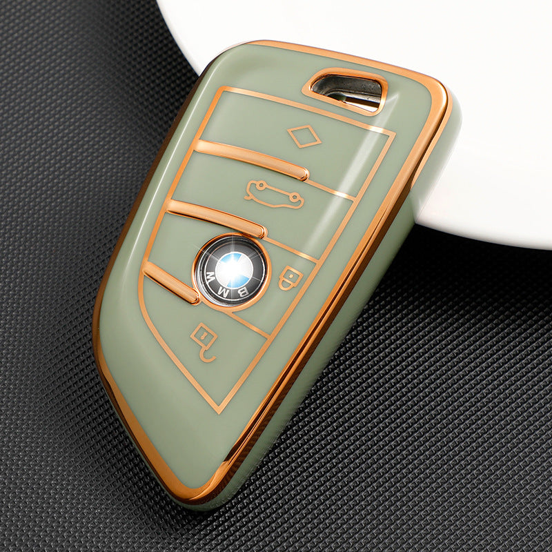 Soft TPU Key Case Cover For BMW(Key No.B)