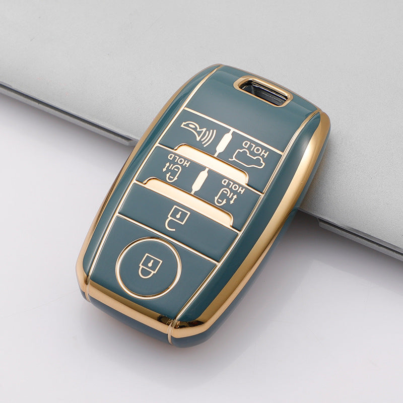 Soft TPU Key Case Cover For Kia(Key No.D)