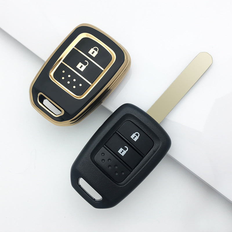 Soft TPU Key Case Cover For Honda(Key No.E)