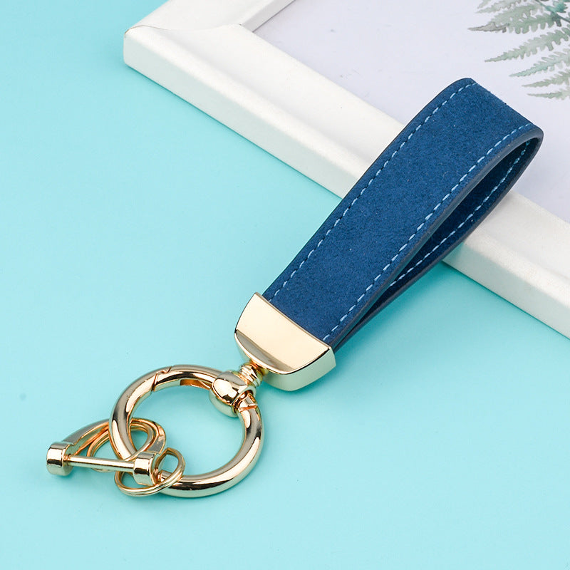 Leather Strap Metal Keychains for Car Key(Item No.: LK005)