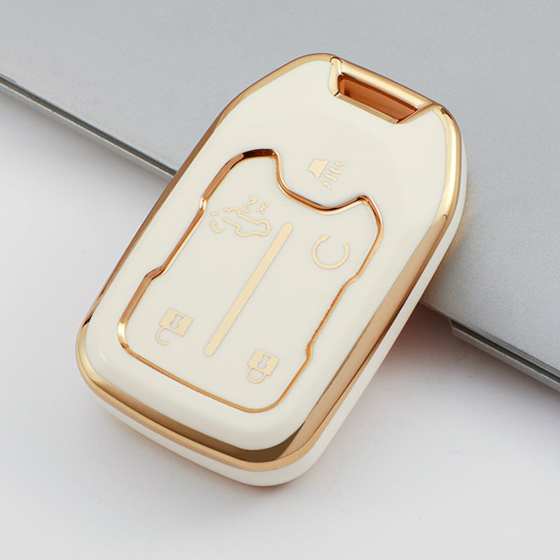 Soft TPU Key Case Cover For Chevrolet/Chevy/GMC(Key No.L-Fit L1/L2/L3)