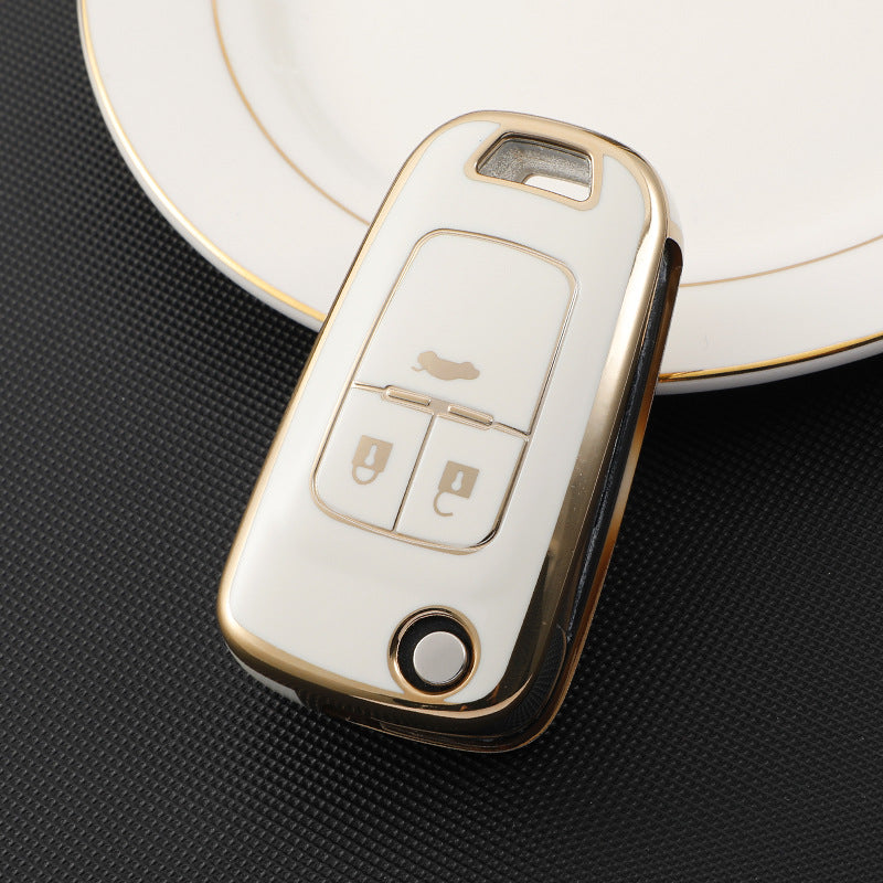 Soft TPU Key Case Cover For Chevrolet/Chevy/GMC/Buick(Key No.AA)