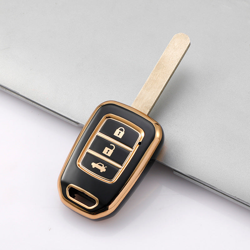 Soft TPU Key Case Cover For Honda(Key No.E)