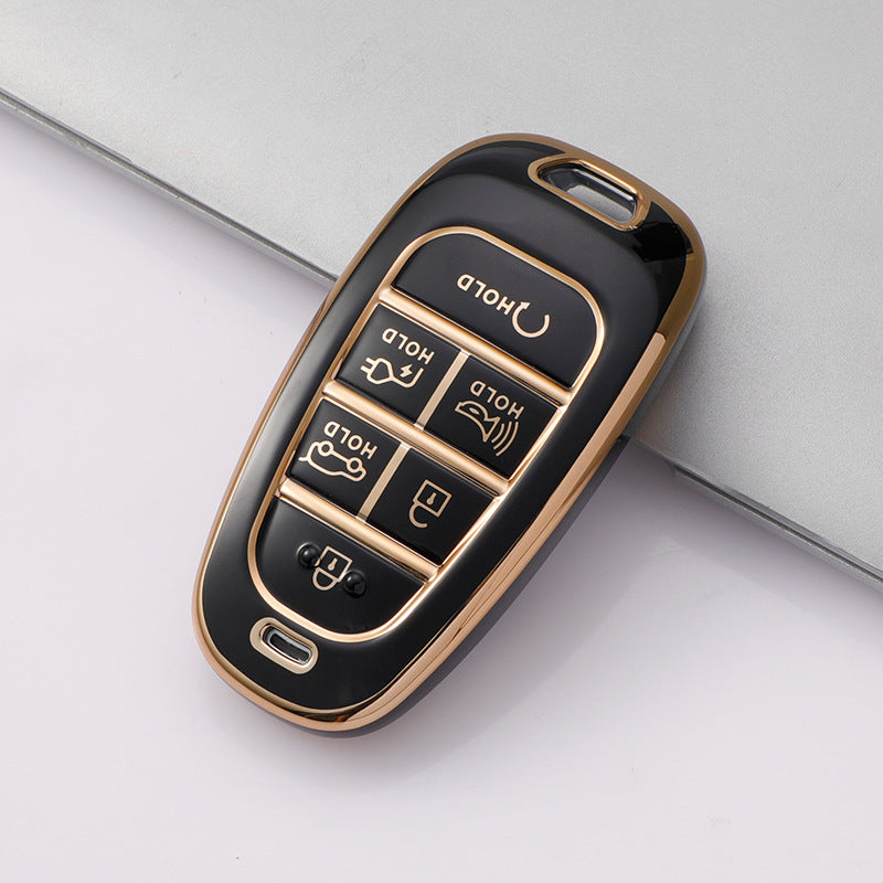 Soft TPU Key Case Cover For Hyundai(Key No.M)