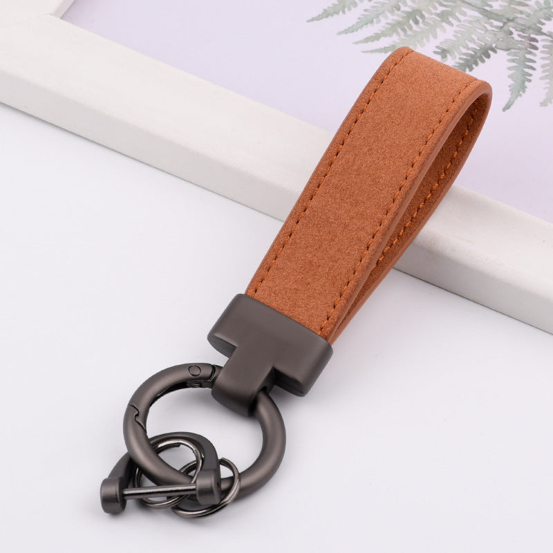 Leather Strap Metal Keychains(Item No.:LK008)