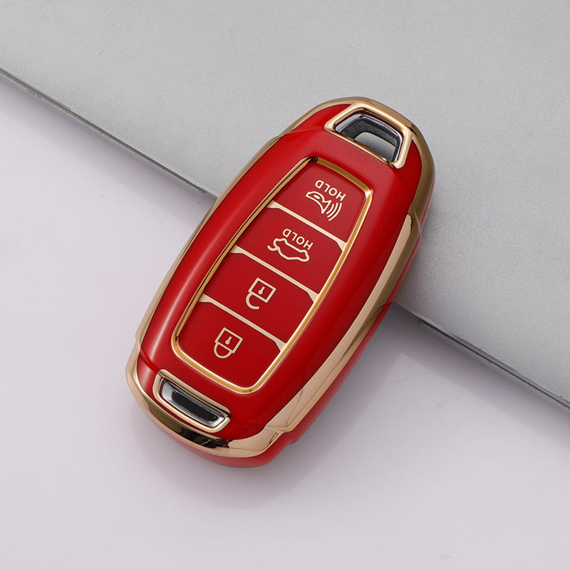 Soft TPU Key Case Cover For Hyundai(Key No.N)