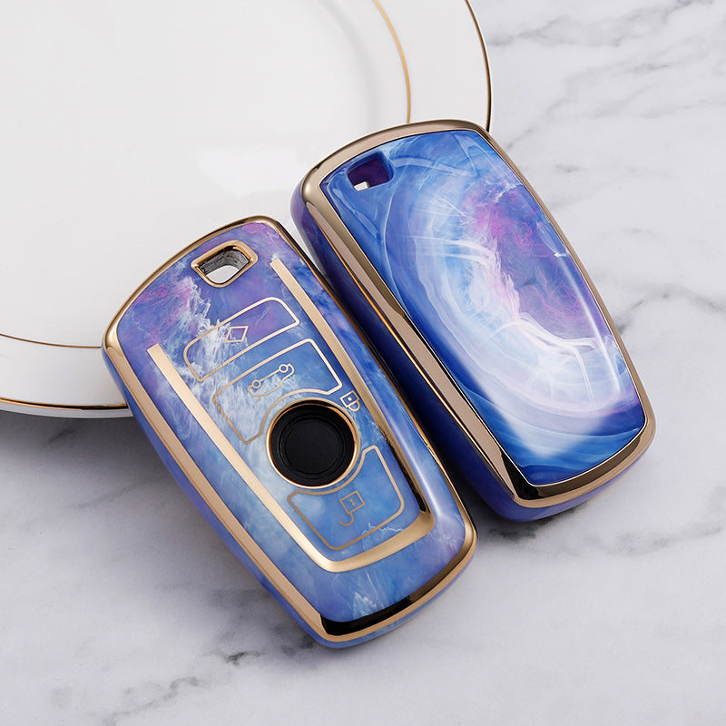 Soft TPU Key Case Cover For BMW(Key No.A)