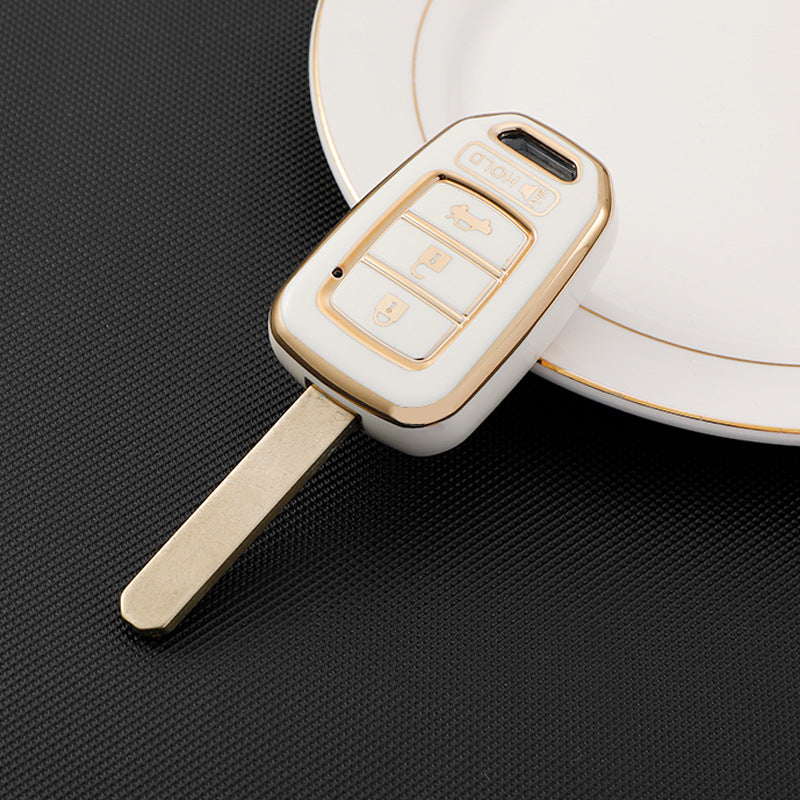 Soft TPU Key Case Cover For Honda(Key No.E)
