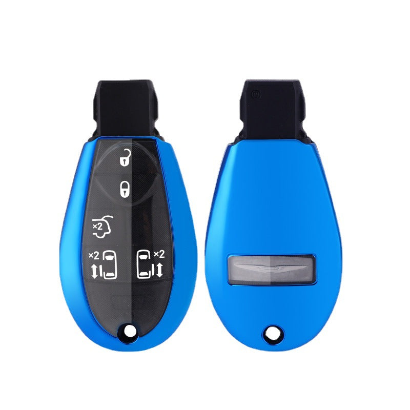 Soft TPU Key Case Cover For Jeep/Dodge/Chrysler(Key No.C)