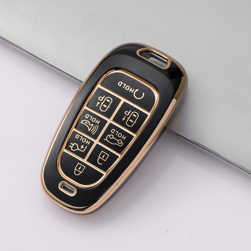 Soft TPU Key Case Cover For Hyundai(Key No.M)