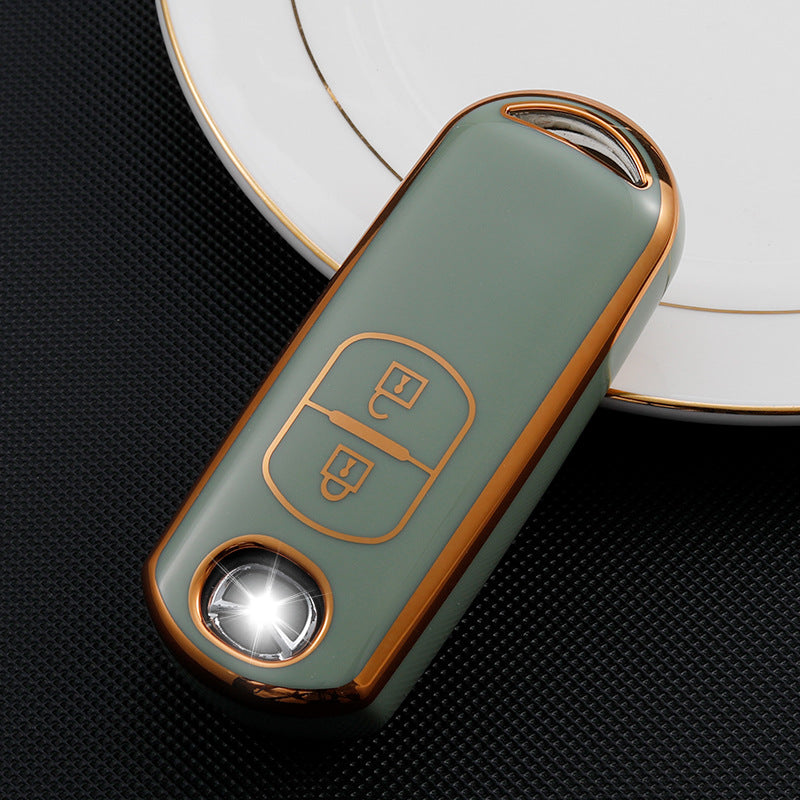 Soft TPU Key Case Cover For Mazda(Key No.A3+A4)