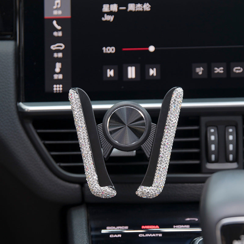Bling Air Vent Bling Cellphone Holder with Plug clip