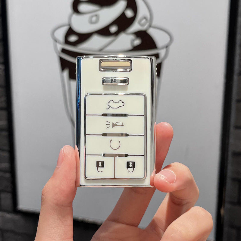 Soft TPU Key Case Cover For Cadillac(Key No.E)