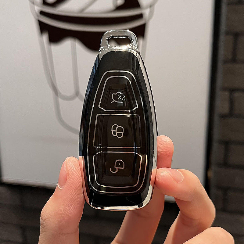 Soft TPU Key Case Cover For Ford(Key No.L)