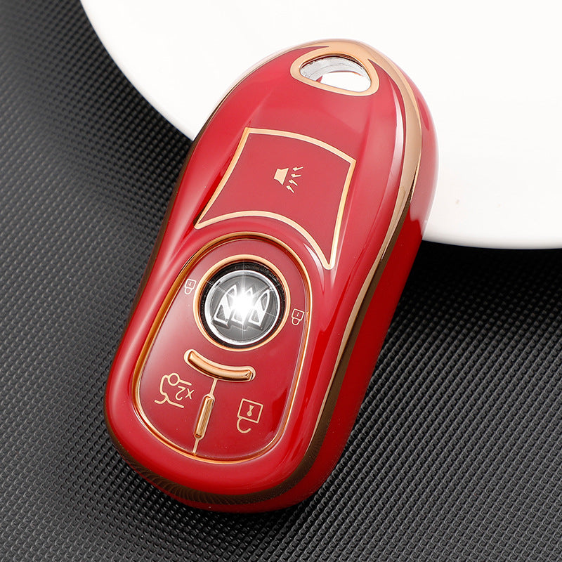 Soft TPU Key Case Cover For Buick(Key No.E)