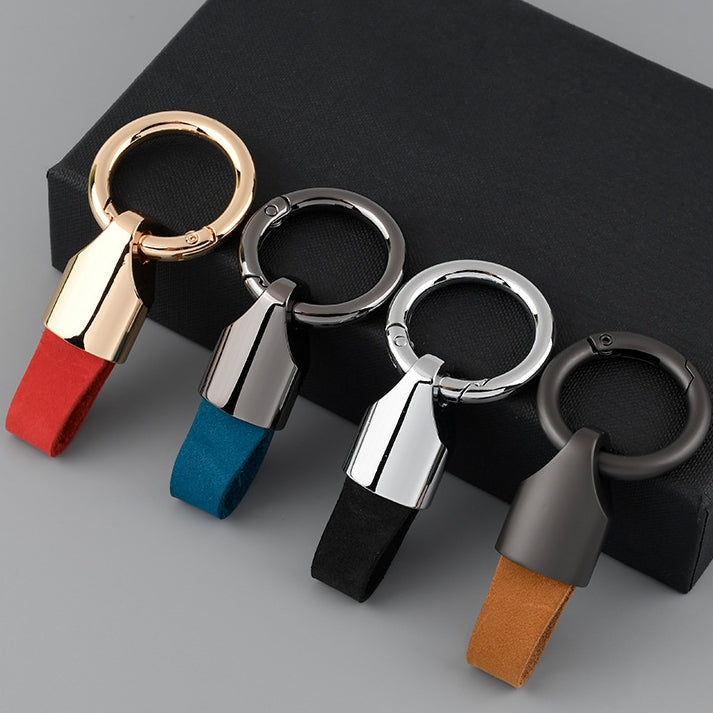 Leather Strap Metal Keychains for Car Key(Item No.: LK004)