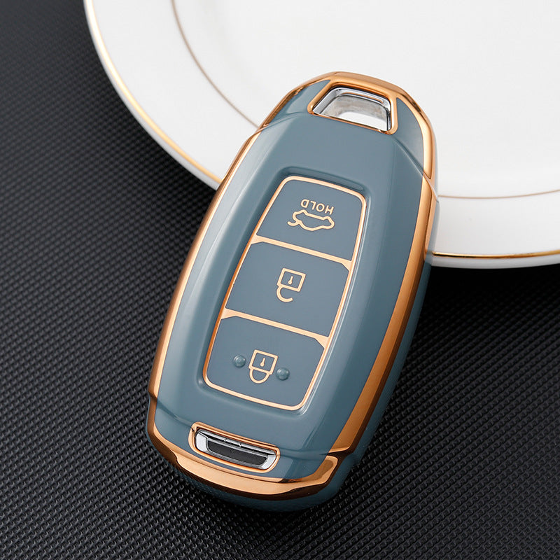 Soft TPU Key Case Cover For Hyundai(Key No.N)