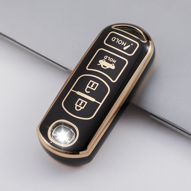 Soft TPU Key Case Cover For Mazda(Key No.A1)