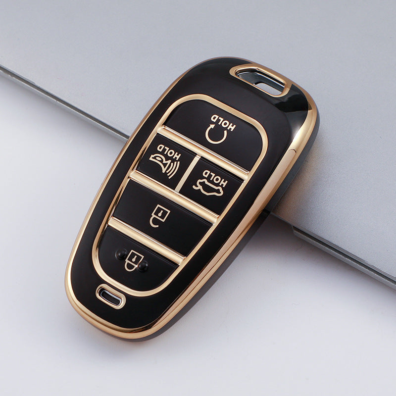 Soft TPU Key Case Cover For Hyundai(Key No.M)