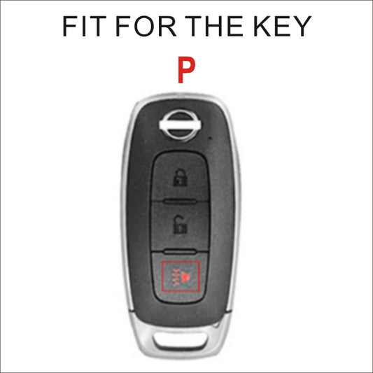 Soft TPU Key Case Cover For Nissan(Key No.P)