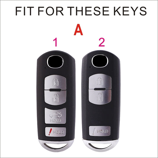 Soft TPU Key Case Cover For Mazda(Key No.A1)