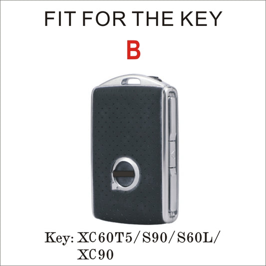 Soft TPU Key Case Cover For Volvo(Key No.B)